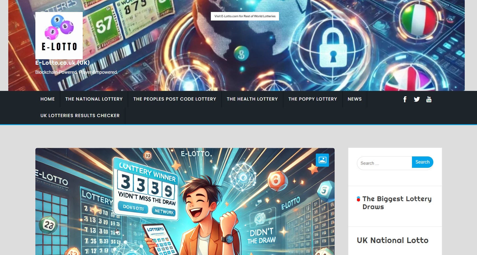 E-Lotto Partnership with UK Leading Lottos